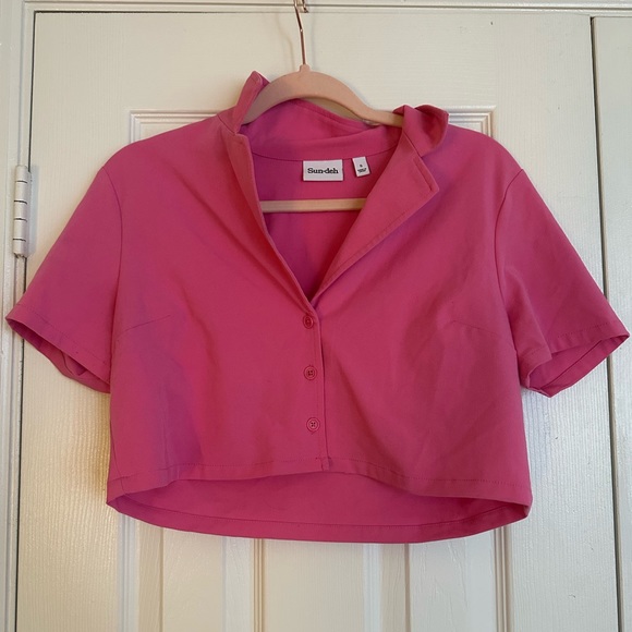 Aritzia Tuesday Shirt - Sunday Best Sun-deh - Picture 2 of 3